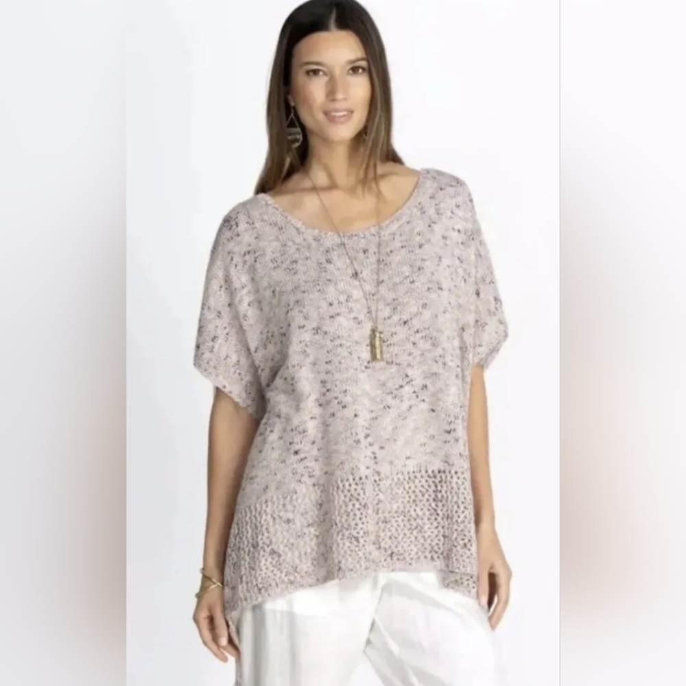 JOHNNY WAS UNIQUE PONCHO WITH TASSELS ONE SIZE NWT